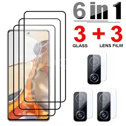 Tempered Glass For Xiaomi Mi 11T Pro Mi 11X Pro 11i 5G Screen Protector Camera Lens Film For Xiaomi Mi 11 Lite Glass Full Cover