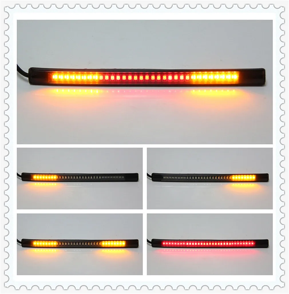 Motorcycle light with tail brake stop turn signal LED red amber for Aprilia DORSODURO 1200 750 FALCO SL1000