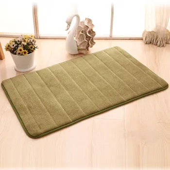 

New Memory Foam Bath Mat Soft Strong Absorbent Non-Slip Thick Floor Rug for Bathroom J8 #3