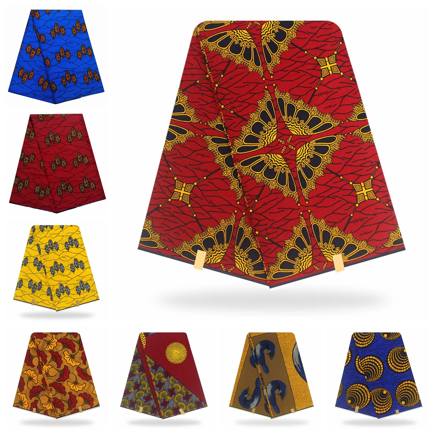 Новые гарантированные настоящие голландские восковые принты в оригинальном воске хлопок настоящий воск Настоящая Африканская Анкара ткань Aso Ebi