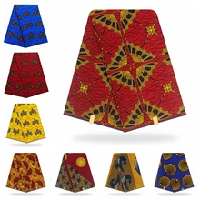 Новые гарантированные настоящие голландские восковые принты в оригинальном воске хлопок настоящий воск Настоящая Африканская Анкара ткань Aso Ebi