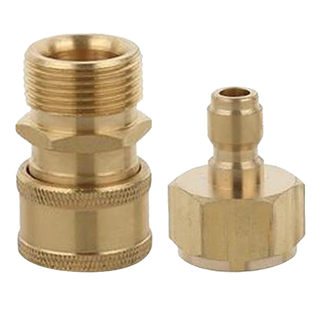 M22 Male & M22 Female Quick Release Connectors Fit for Pressure Washers 