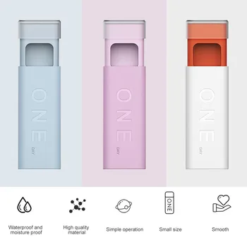

Tablet Pillbox Waterproof Portable Keychain Tablet Pill Storage Box 3 Colors Portable One Day Pill Box Travel Medicine Box