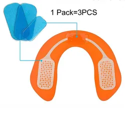 3PCS/Pack EMS Hip Trainer Gel Pads Stickers Hydrogel ABS Muscle Stimulator Workout Fitness Slimming Massage Replacement Patch