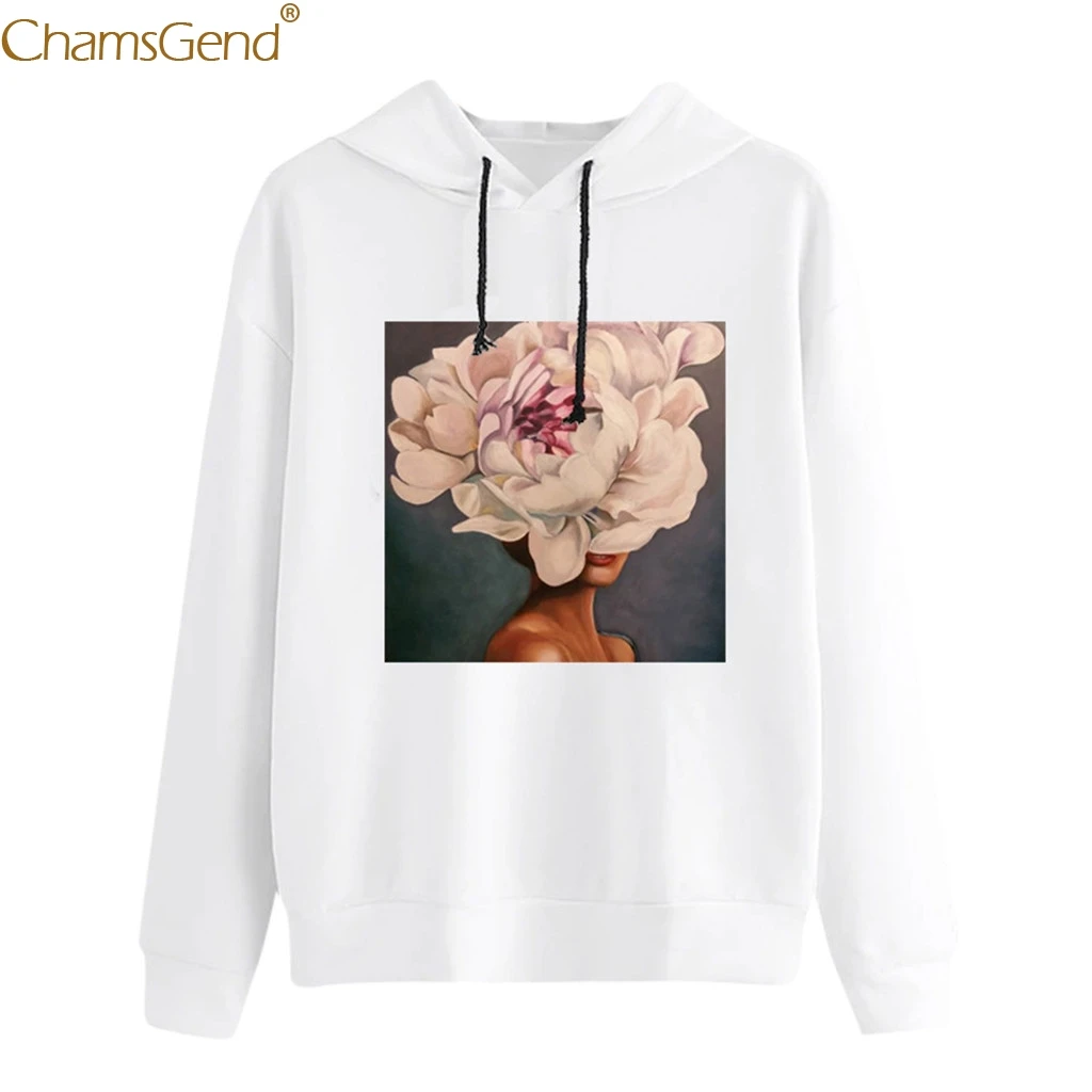 Hoodies And Sweatshirts Women Letter Printing Stripe Round Collar Blouses Woman 2019 Large Size Long Sleeves Sweater Hooded Sept