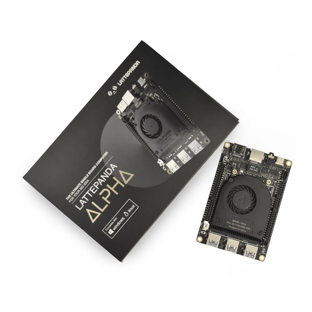 Smartfly LattePanda Alpha 800s & 864s Intel 8100Y CPU Win10 макетная плата 8 ГБ/64 Гб latte panda