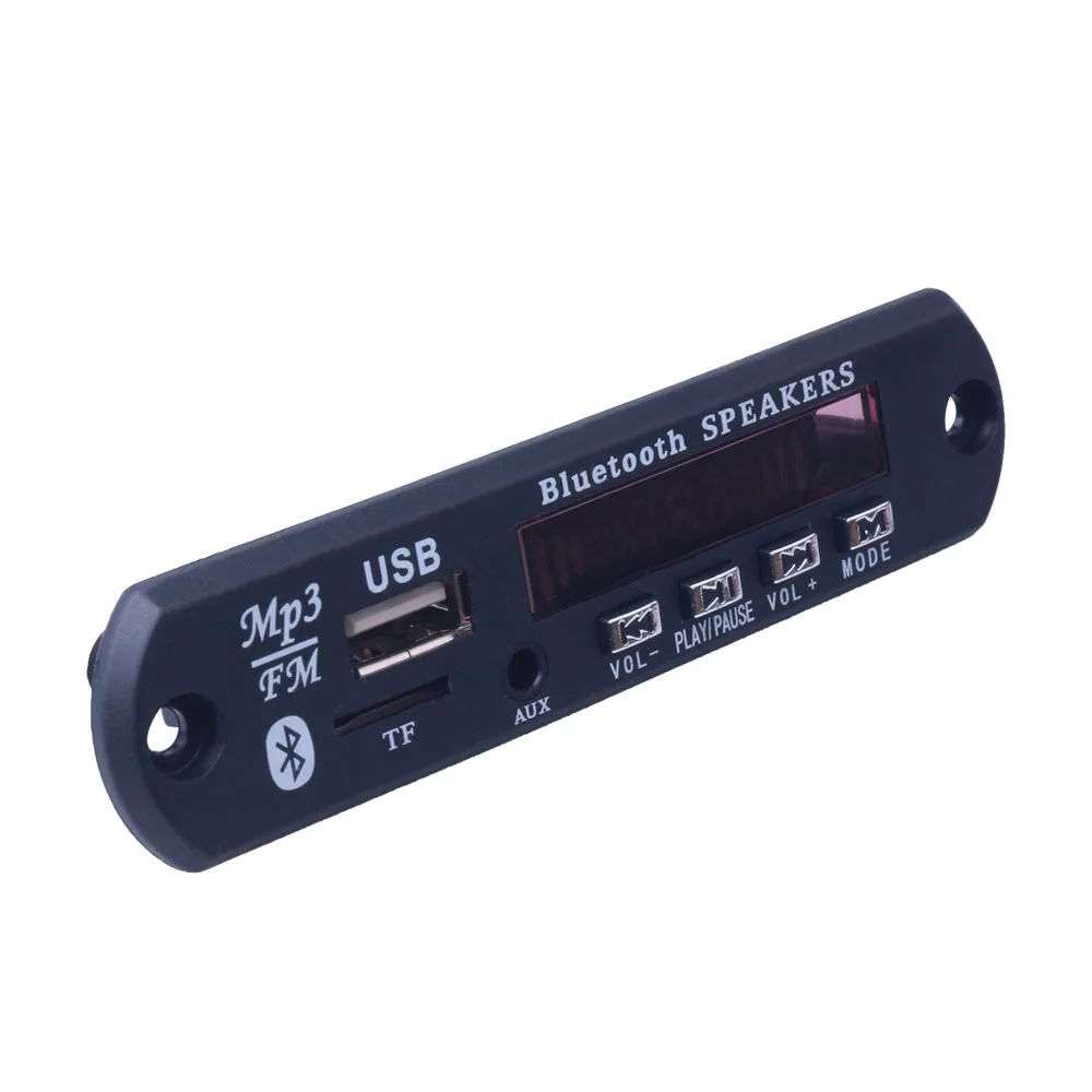 Módulo de placa decodificadora de MP3 inalámbrico con Bluetooth 5,0, reproductor MP3 USB, ranura para tarjeta TF/USB/FM/decodificador remoto