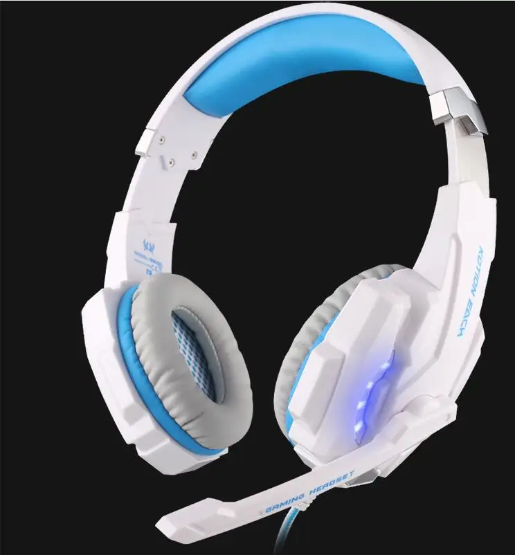 KOTION EACH G9000 стерео игровая гарнитура шлем глубокий бас Игровые наушники с микрофоном светодиодный светильник для PS4 ноутбука PC Gamer