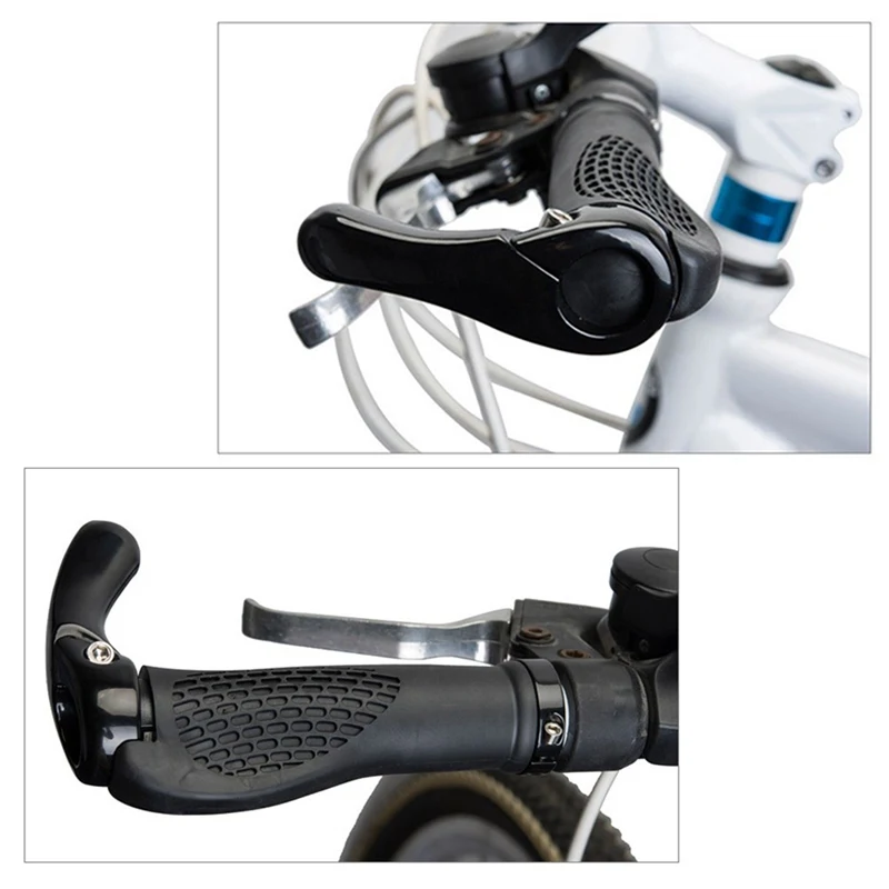 

1Pair Comfy Bicycle Grips TPR Rubber Integrated MTB Cycling Hand Rest Mountain Bike Handlebar Casing Sheath Shock Absorption