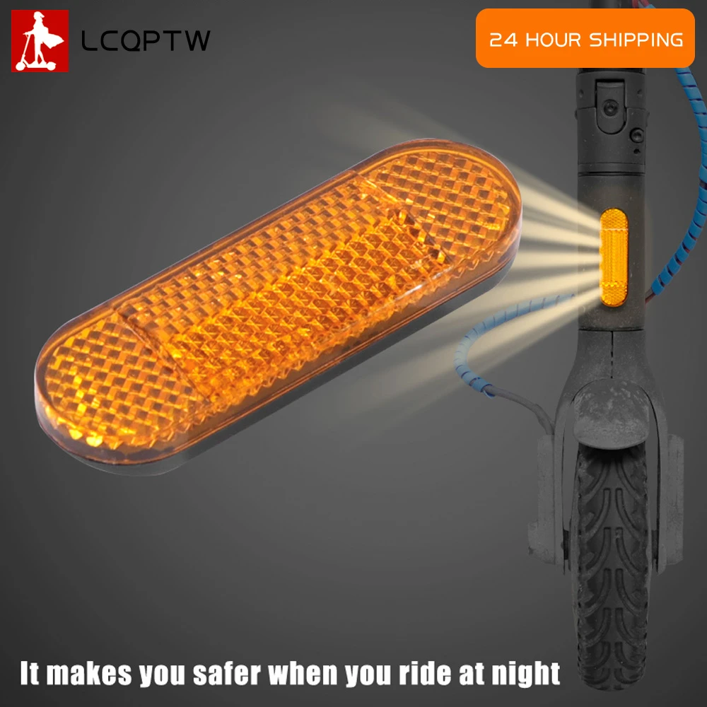 2pcs Safety front ABS Reflective tube Night Warning Reflector for Xiaomi Mi  Electric Scooter 1S Pro Pro2 M365 Accessories|Scooter Parts \u0026 Accessories|  - AliExpress