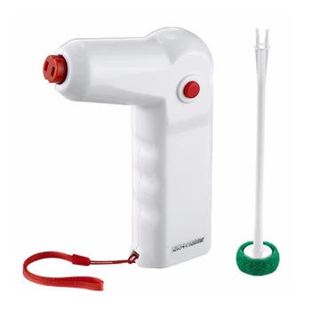 

SAMME Cup Cleaner Electric Cup Cleaning Brush Electric Bottle Cleaning Brush Double Brush Head with Battery