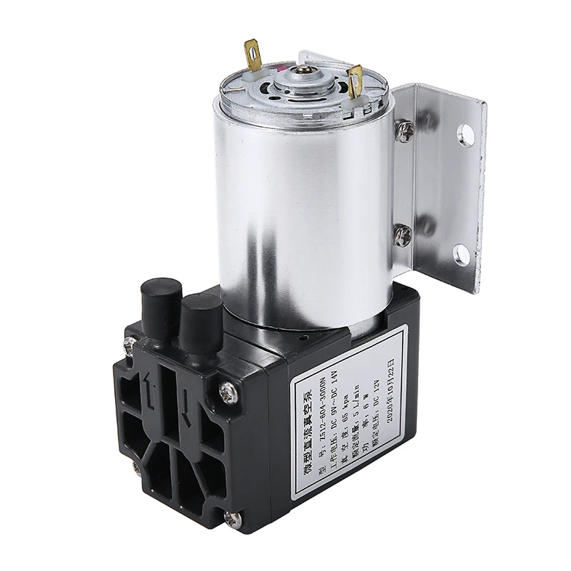 DC 12V 6W мини микро вакуумный насос высокого давления всасывающий мембранный с
