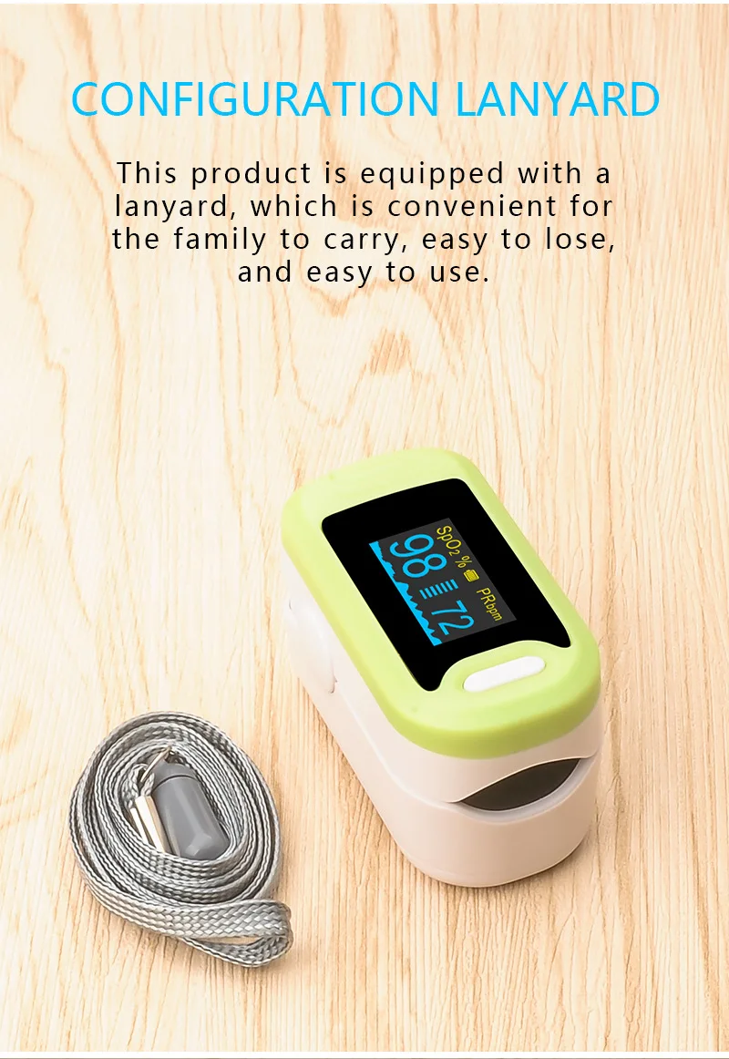Finger clip oximeter M320 finger pulse oximetry heart rate monitor PI perfusion meter