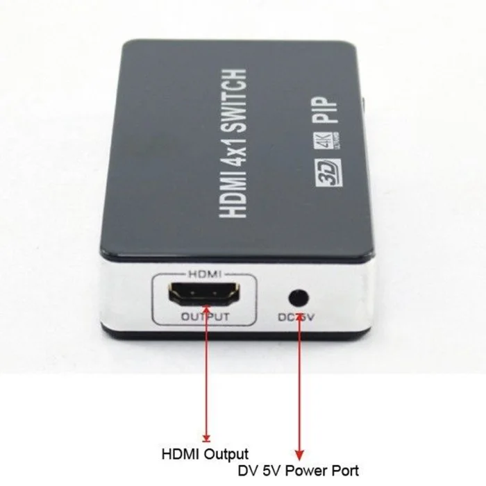 4K HDMI переключатель PIP 4x1 видеокоммутатор 4K x 2K 3D с пультом дистанционного управления для ТВ PS4 HD tv GDeals