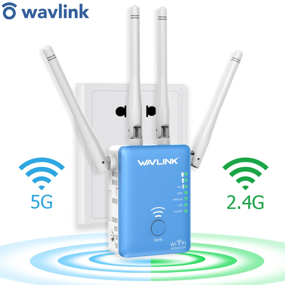 Wi Fi ретранслятор/маршрутизатор/точка доступа 1200 Мбит/с беспроводной расширитель