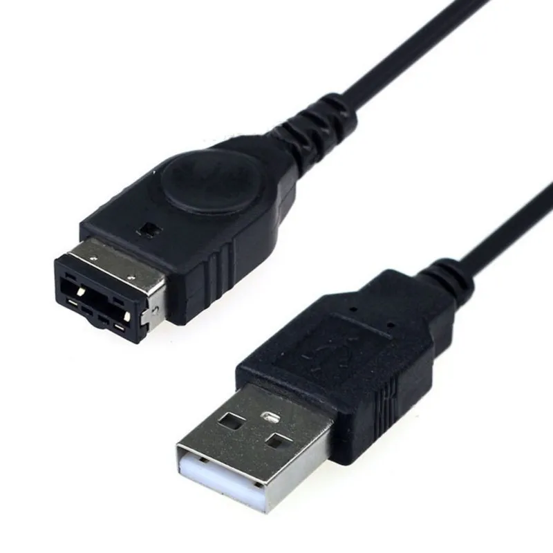 1 шт., 1,2 м, черный usb кабель для зарядки, кабель для зарядки, совместимый с/SP/GBA/GameBoy/nintendo/DS/для NDS