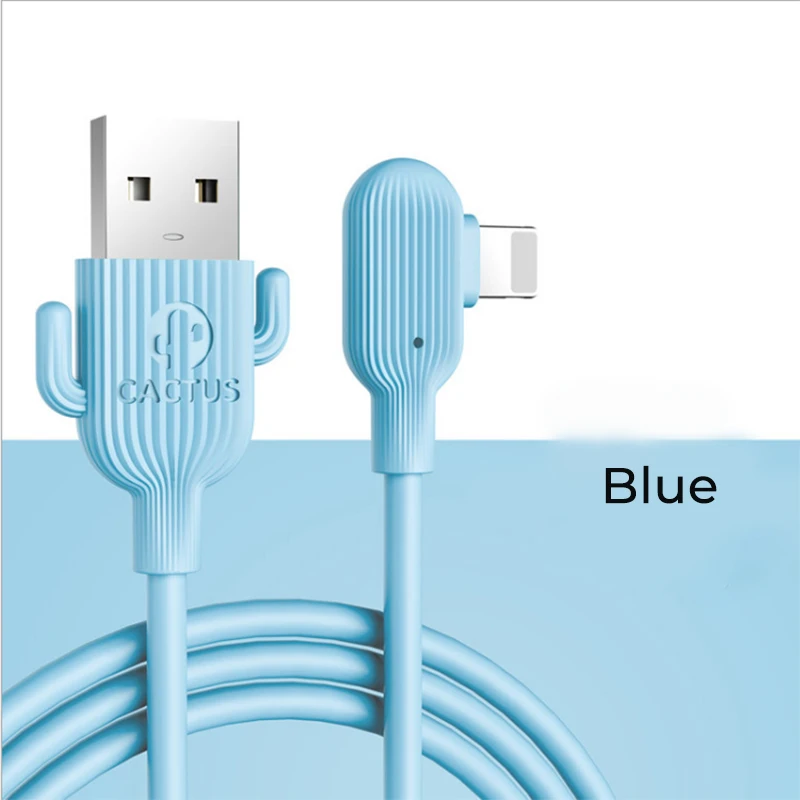 Type C usb кабель 2.1A кабель для быстрой зарядки 1 м для iPhone X 7 8 huawei samaung провод зарядного устройства разноцветный кабель - Цвет: Blue folding