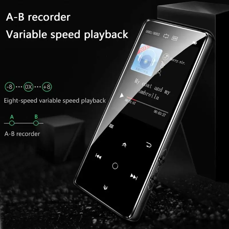 BENJIE K11 HIFI Bluetooth 4,2 Mp3 музыкальный плеер IPX4 Водонепроницаемый без потерь мини портативный аудио плеер FM радио Электронная книга диктофон