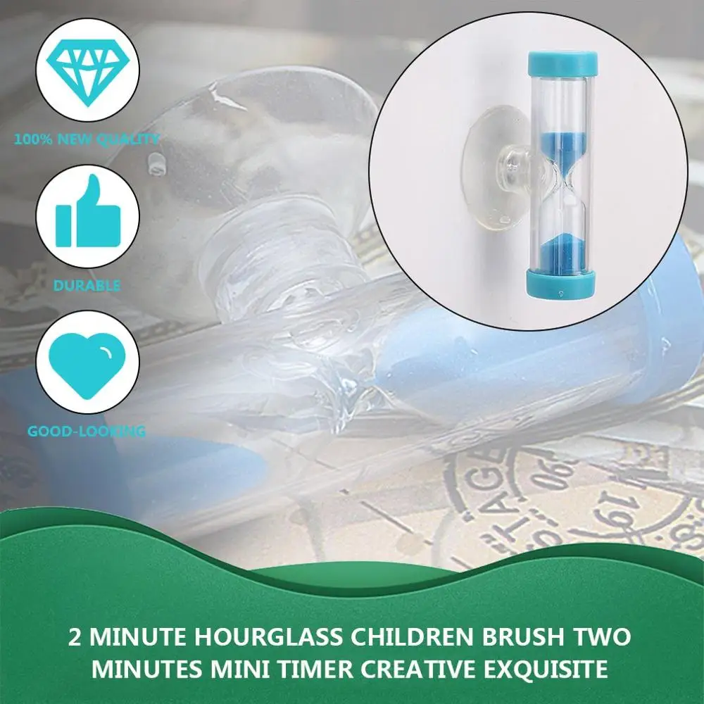 2/3 minutes Clocks Mini Hourglass Children Sand Teeth brushing Timer With Suction Cup Lead-free Creative small gifts Home Decor 2/3 minutes Clocks Mini Hourglass Children Sand Teeth brushing Timer With Suction Cup Lead-free Creative small gifts Home Decor