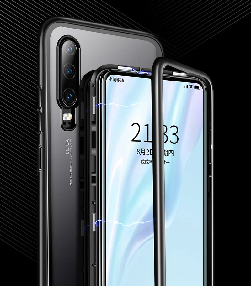 Магнитный адсорбционный металлический чехол для huawei P30 Pro P20 Lite mate 30 20 Pro 10, защитный чехол на магните