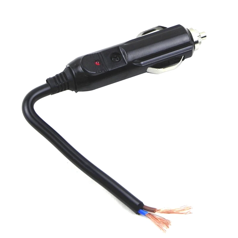 12 V/24 V сигареты светильник er штекер для автомобильных электрических Приспособления сигареты светильник er Plug со светодиодным индикатором светильник внутри 20A - Название цвета: CAR8722