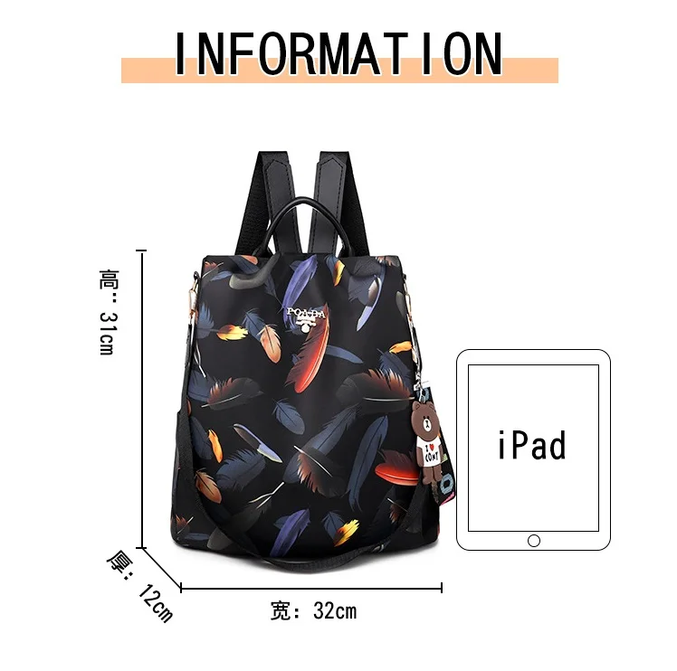 Mochilas mujer новая ткань Оксфорд водонепроницаемый студент сумка Повседневная Рюкзак женские уличные сумка mochila feminina CL05