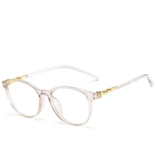 Овальные очки оправа для женщин и мужчин винтажные прозрачные зеркальные круглые очки прозрачные оптические очки по рецепту Oculos De Grau