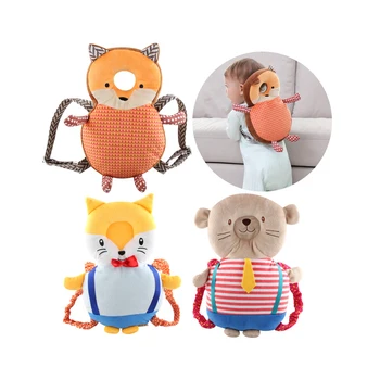 

Baby Toddlers Head Protective Pillow Walking Head Protection Backpack Animal Shaped Cushion Pack
