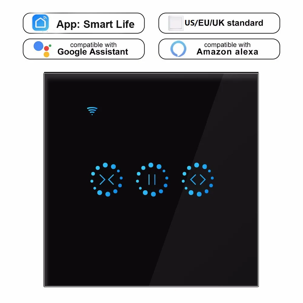 Tuya умная шторка с WiFi переключателем для электрических жалюзи, Google Home Amazon Alexa Echo Голосовое управление
