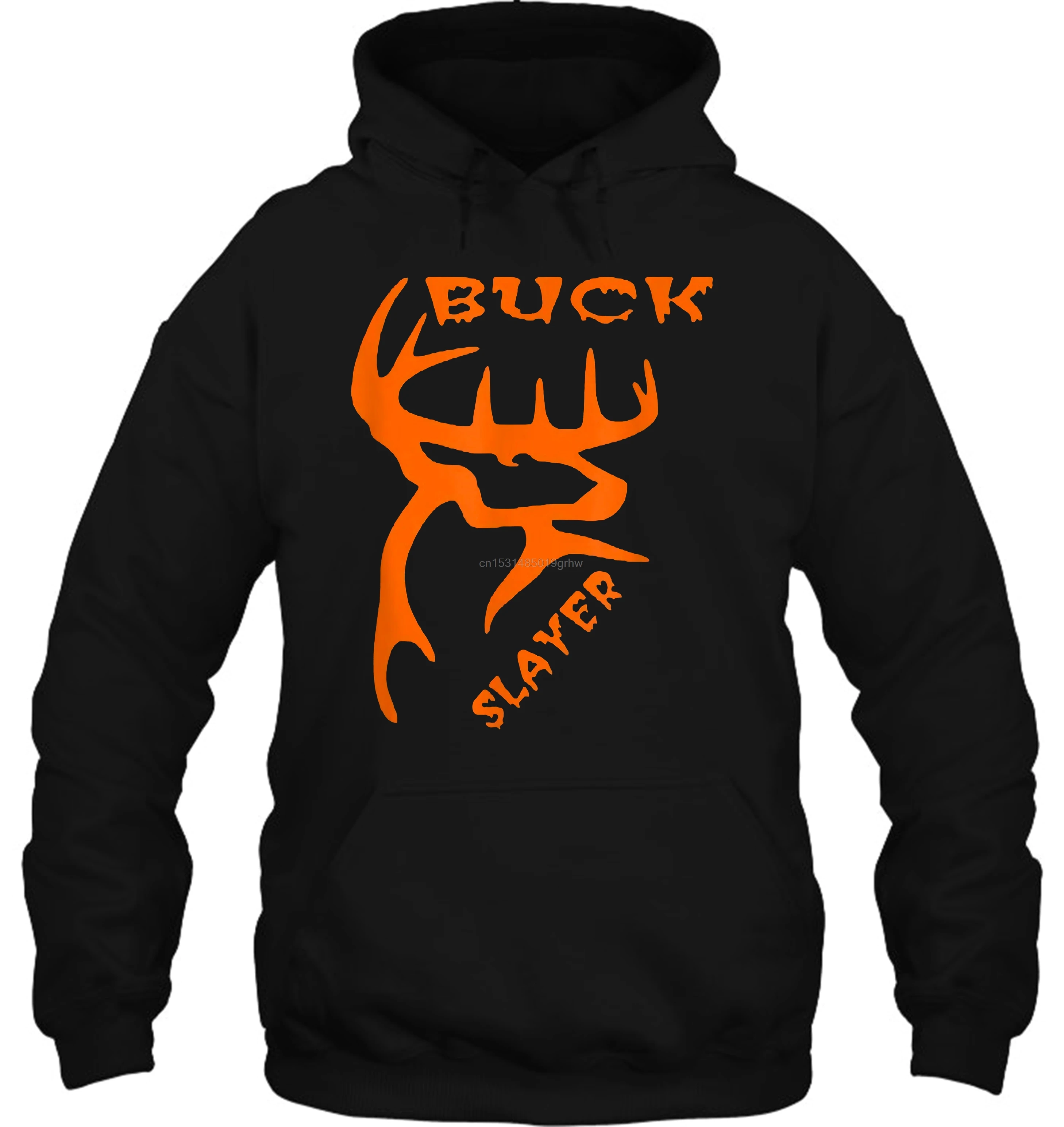 Men Hoodie Buck Slayer Funny Whitetail Deer Hunting Women Streetwear