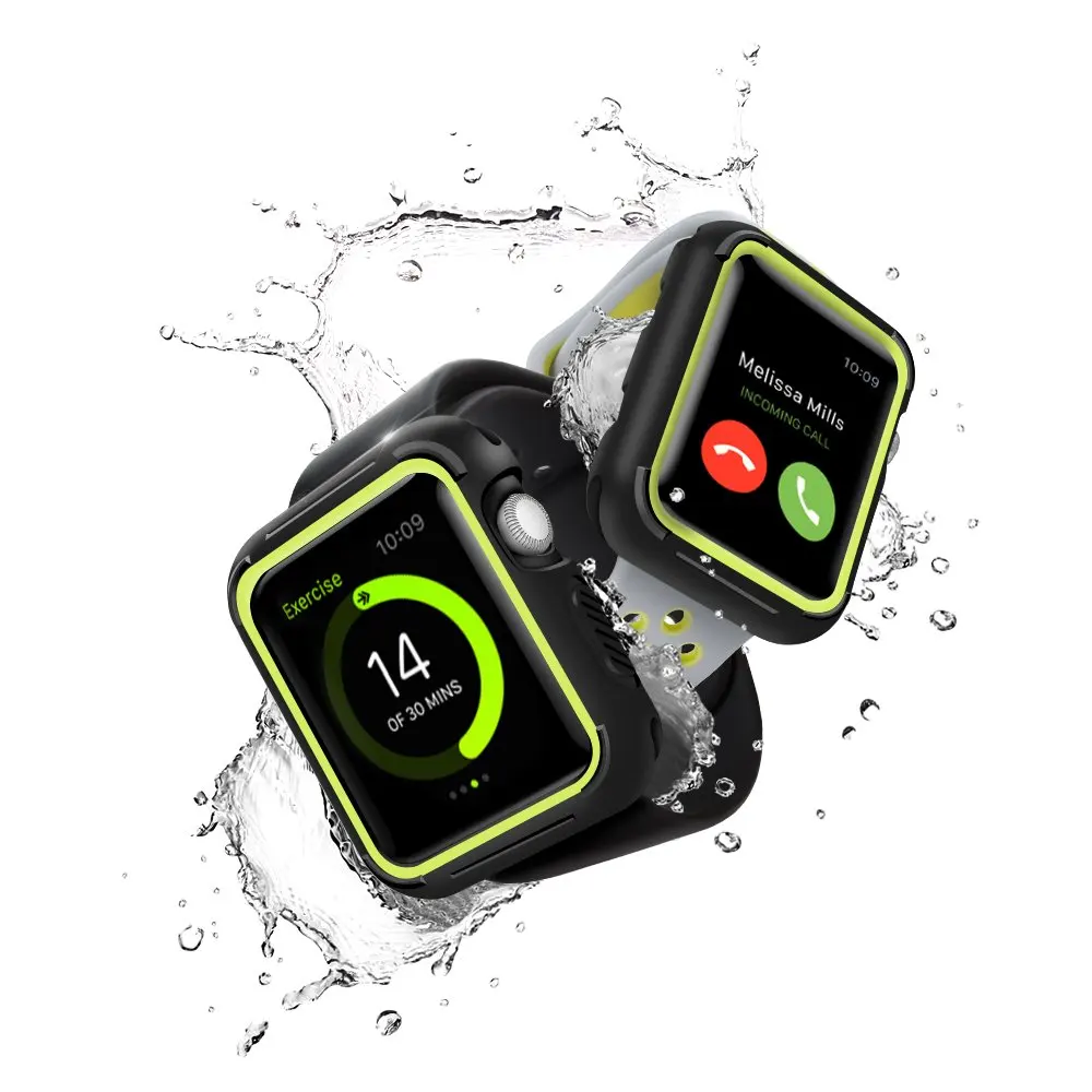 Защитный чехол для Apple Watch, версии 5/4/3/2/1 40 мм 44 Ni ke стиль Мягкий силиконовый чехол s для наручных часов iWatch серии 5 4, 2, 3, ремешок 42 мм, 38 мм