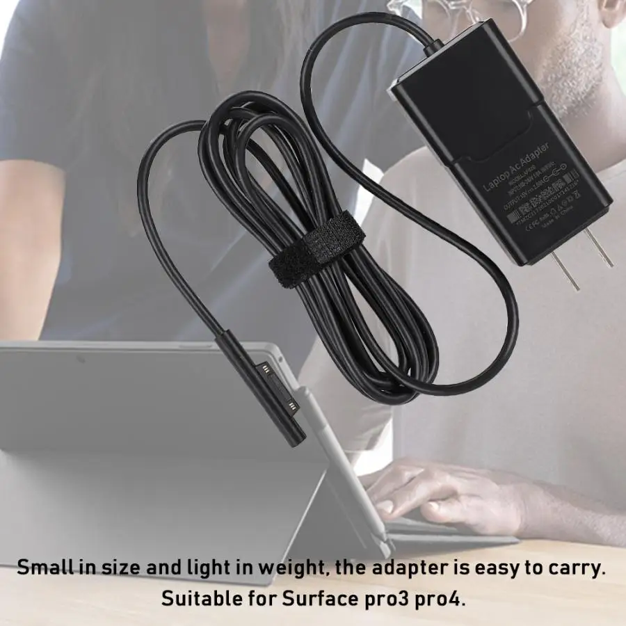 15 V/2.58A планшетный ПК адаптер питания для microsoft Surface pro3 pro4 110-240V US Plug