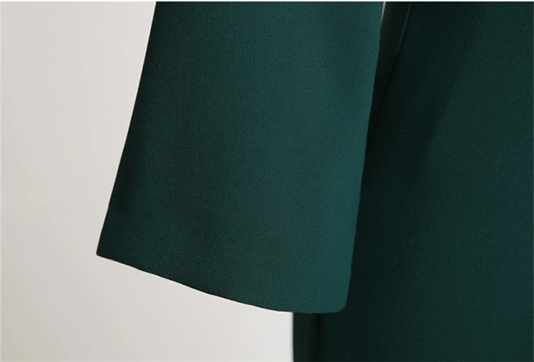 New Autumn Women Dress Elegant Office Lady Sashes Asymmetric Fold A-Line O-Neck Package Hip High Waist Dress DR1761