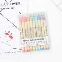 10 Colors Brush Pen Set Fabricolor Marker Pen Soft Tip Colour Brushpen Calligraphy Finecolour Brush Felt Art Markers Stationery 3