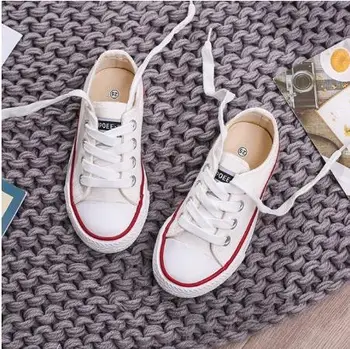 

Spring autumn children low-top candy colors canvas shoes mother-child fashion comfortable small white shoes soft sole canvas