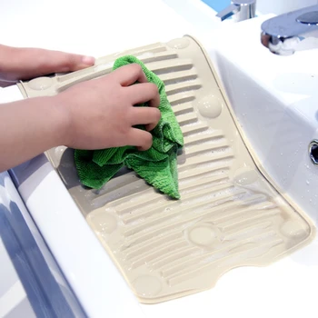 

Portable Hand Washing Board Silicone Washboard Washing Board Shirts Cleaning Laundry Clothes Washing Board