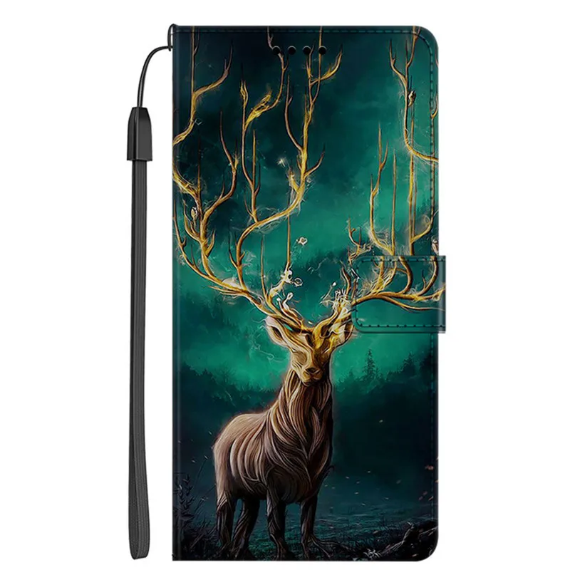 Premium Wallet Phone Case with Magnetic Closure - Elegant Flip Leather Cover with Card Slots and Holder