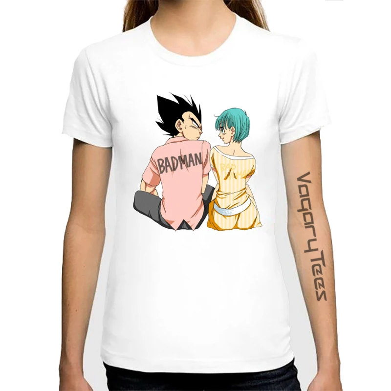 VagaryTeeS 2020 New Women T Shirt dragon ball T-Shirt Young Vegeta wife love dragon ball Z females Tee Tops