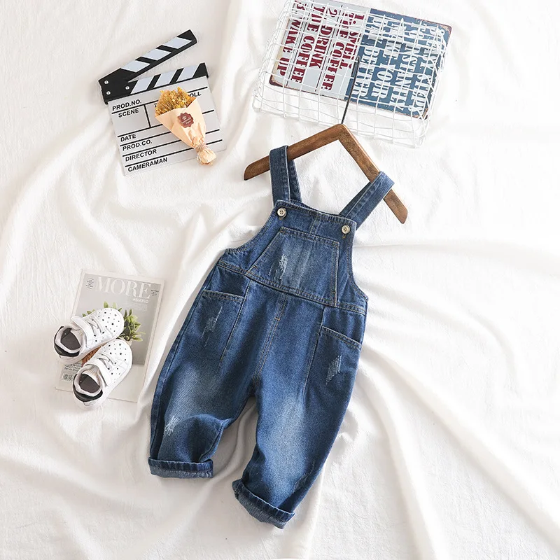 

Ins2019 Autumn New Style Crawler South Korea Children Cowboy Suspender Pants 0-4 Baby Versatile Suspender Pants Can Open Files