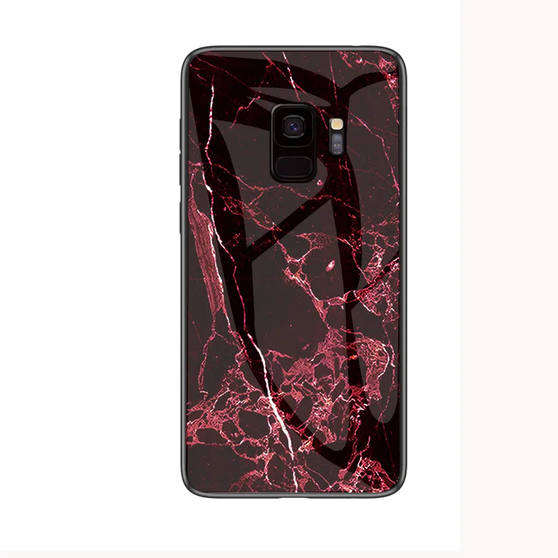 06 Чехол из закаленного стекла для samsung Galaxy Note 10 Note 10 Plus, чехол с принтом перьев для samsung Galaxy A30 A20 A10 A40 S9 A70 - Цвет: 06