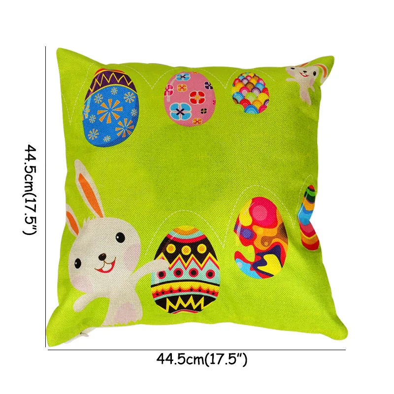 cushion cover-B Cyuan Happy Easter декоративные временные тату наклейки пасхальные вечерние сувениры для детей пасхальные Стикеры с яйцом счастливые пасхальные принадлежности - Цвет: cushion cover-B