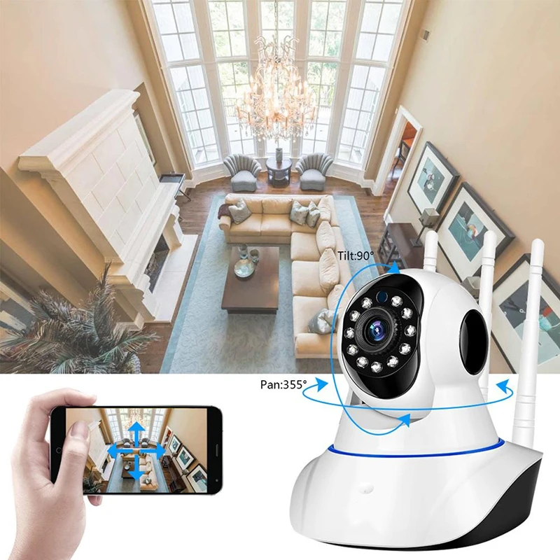 WakeView HD 1080P 2MP Home Security IP Camera Wireless Smart Mini PTZ Audio Video Camera CCTV Wifi Night Vision IR Baby Monitor