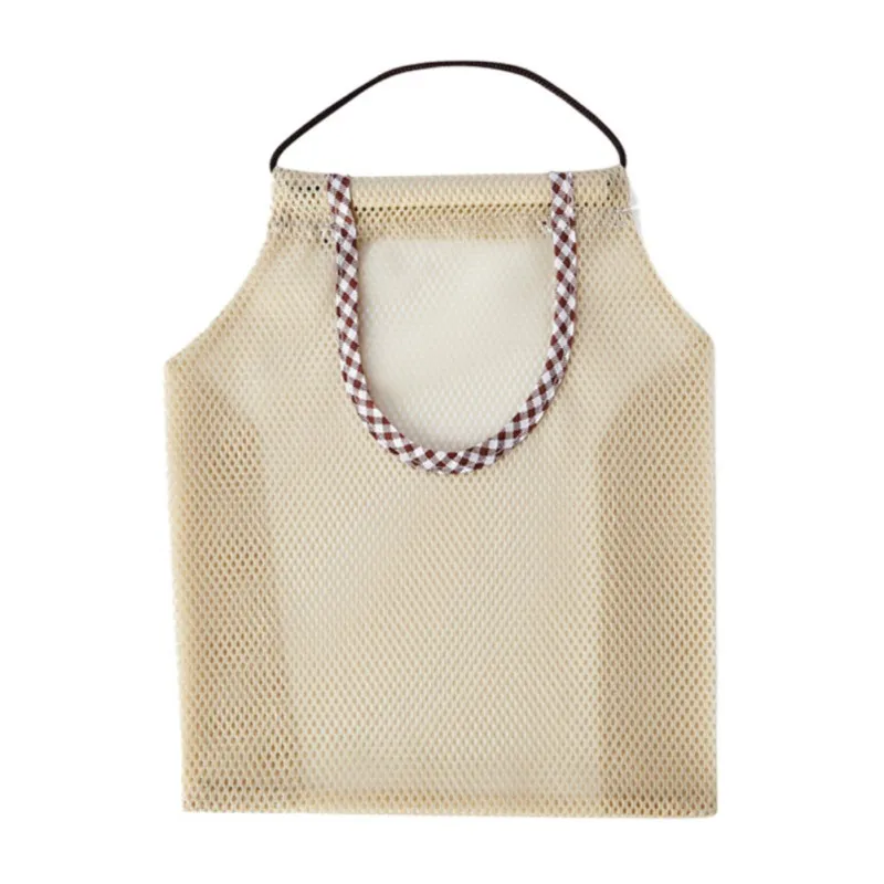 

PReusable Grocery Mesh Fruit Vegetable Storage Mesh Bag Hollow Breathable Garlic Onion Hanging Bag Storage Organizer CM