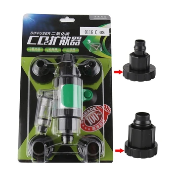 

Aquarium CO2 Diffuser Enhanced Dissolution with Bubble Counter Check Valves GXMA