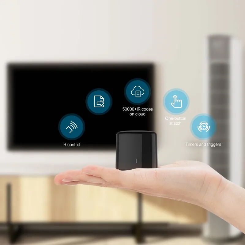 BestCon BroadLink RM4C Мини Wi Fi умный Универсальный пульт концентратор Работает с Google Home