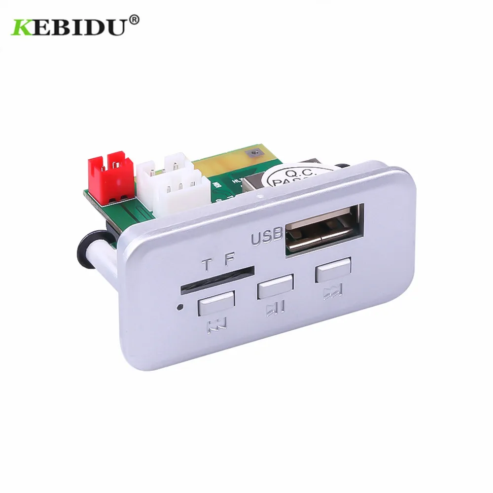 Автомагнитола KEBIDU с Bluetooth 5 0 mp3 плеер В 12 MP3 WMA декодер плата аудио модуль радио FM TF