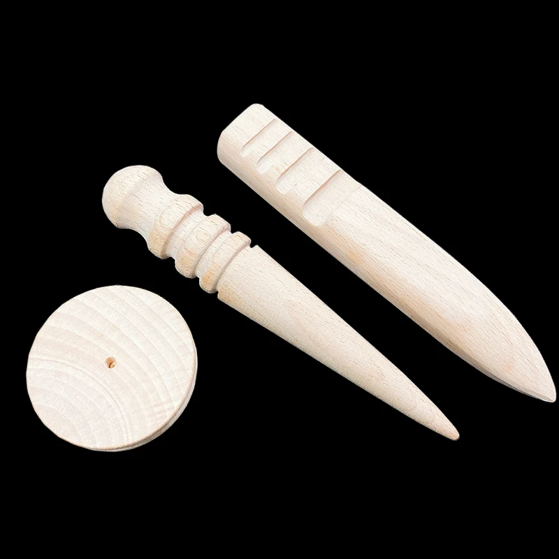 MIUSIE полировальная штанга для кожевенного ремесла разных размеров 1 шт.|Кожаные