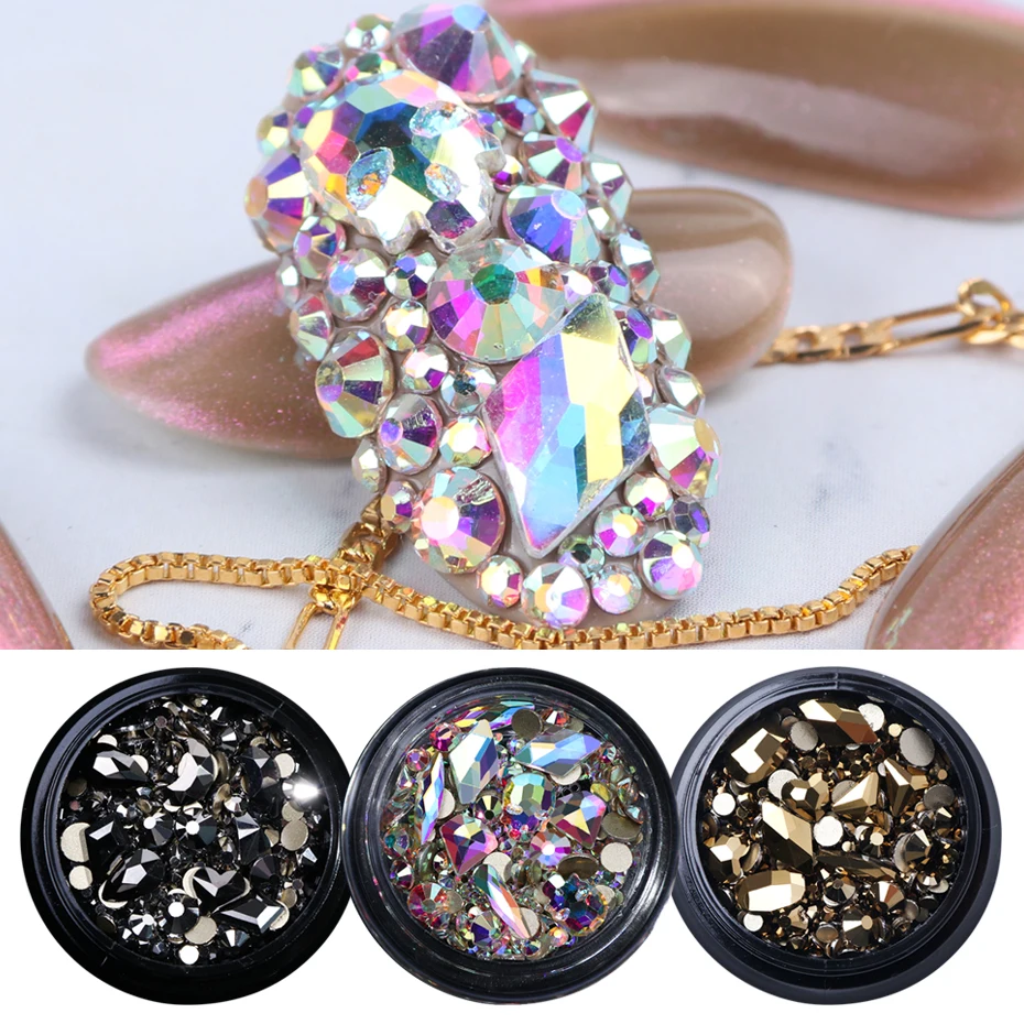 3D Rhinestones Nail Art Decorations