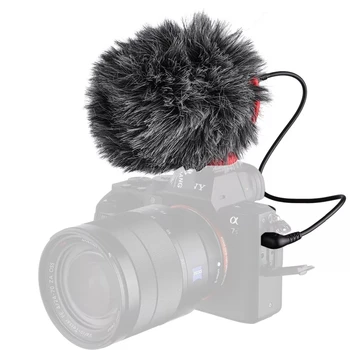 

YC-VM100 Video Record Microphone Compact Video Micro On-Camera Recording Mic for iPhone X 8 7 Huawei Nikon Canon DSLR VS BY-MM1