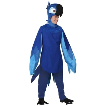 

Adult Rio Blu Costume Parrot Cosplay Halloween Costume For Men Carnival Animals Dress Up